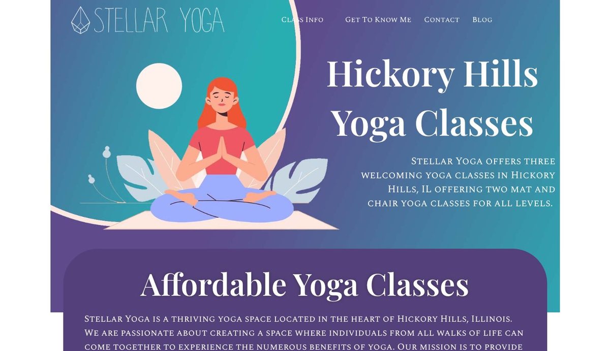 Stellar Yogis public homepage