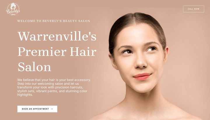 Beverly’s Beauty Salon public homepage