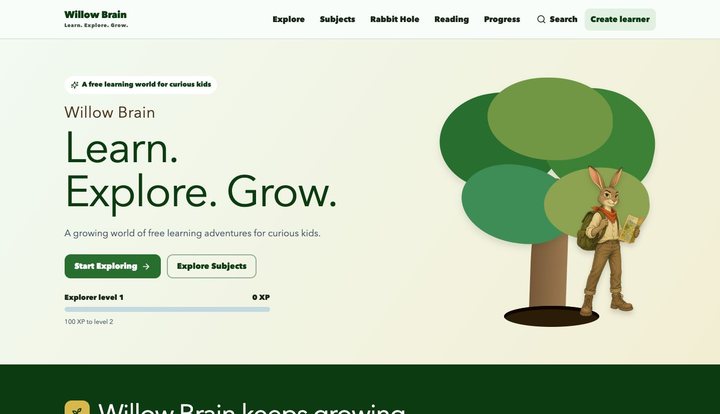 Willow Brain public homepage