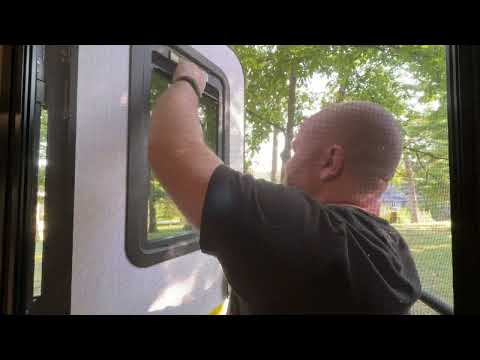 RV Door Shade Full Install and Review