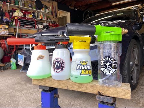 I Tested the 4 Top Foam Cannons So You Don't Have To! (I Found the Winner)